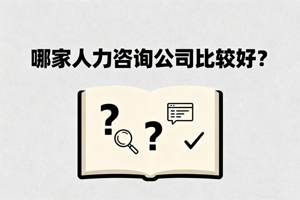 哪家人力咨詢公司比較好？